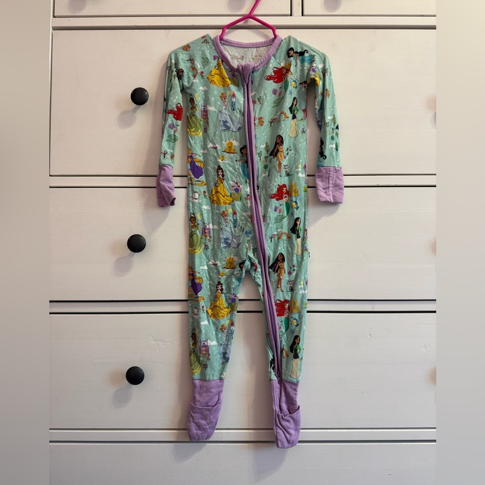 Little Sleepies Princess Dreams 12-18 month zippy